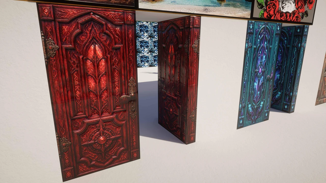 Ornate doors and carved detail — Digital Dreams Minecraft textures