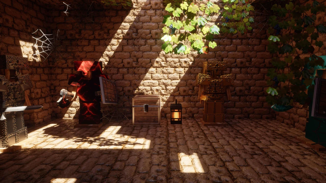 Sunlight, brickwork and ivy — Digital Dreams Minecraft textures