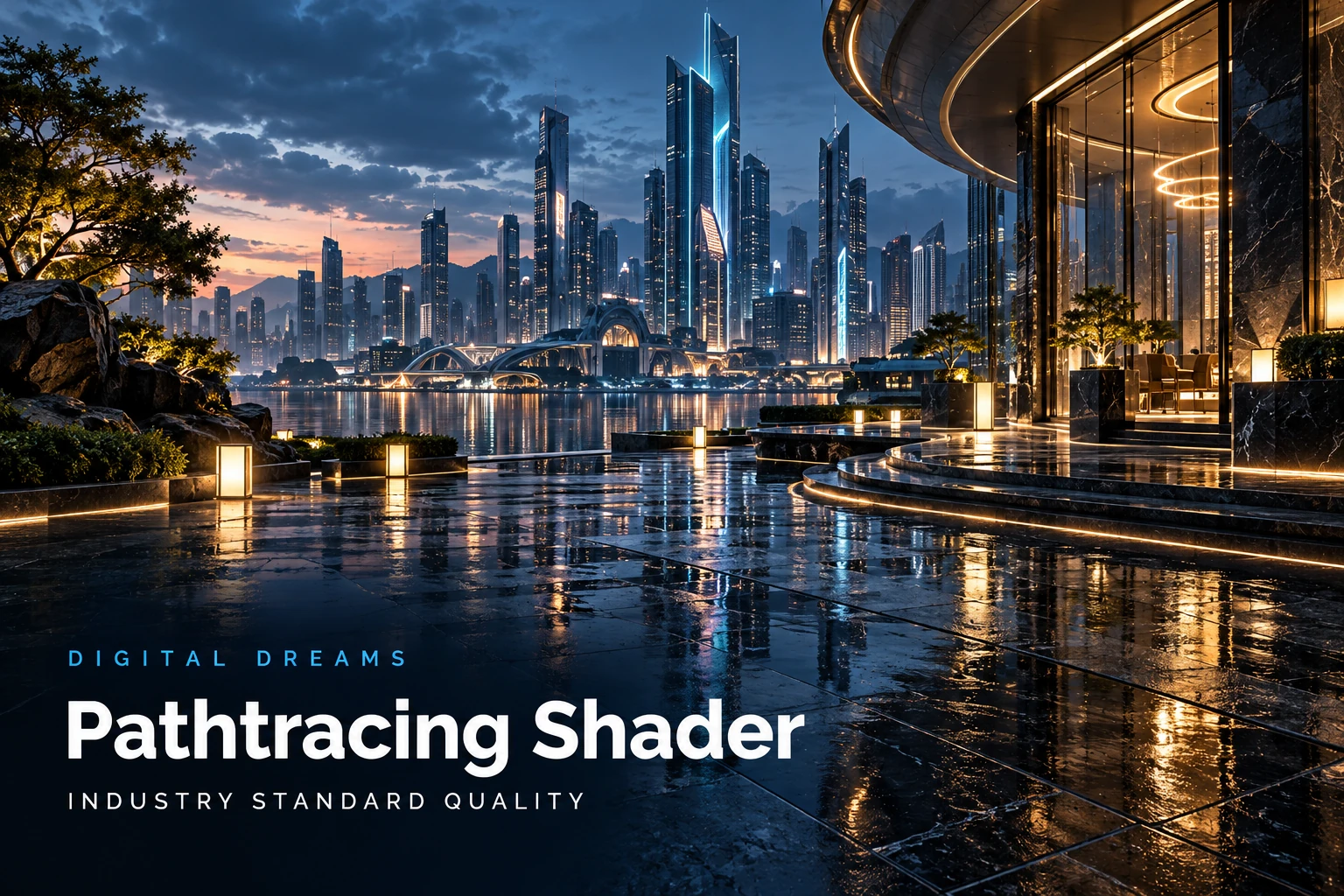 Digital Dreams Pathtracing Shader promotional artwork — Industry Standard Quality